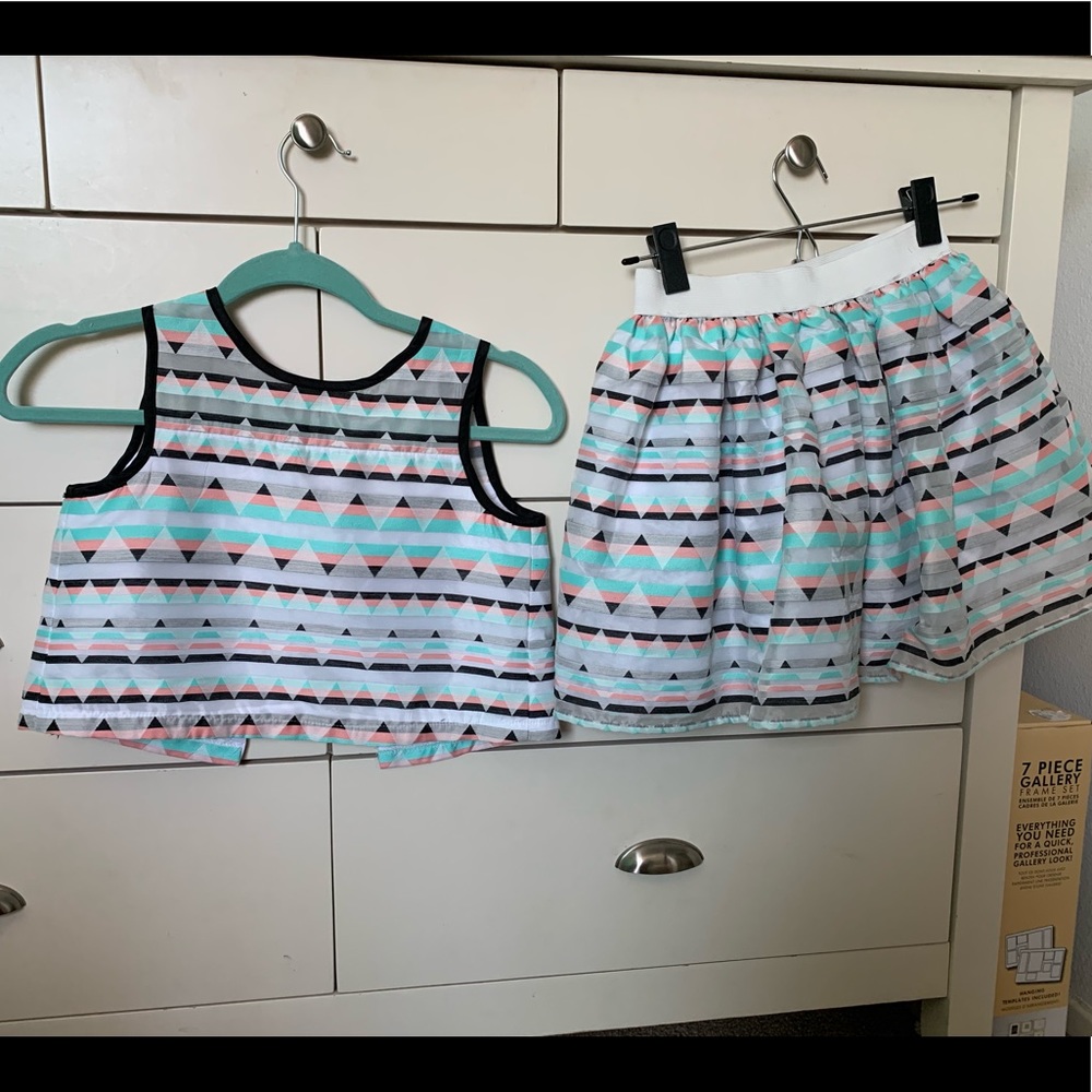 A two piece dress